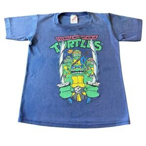 1990 Teenage Mutant Ninja Turtles Youth M (10-12) Mirage USA Single Stitch Tee